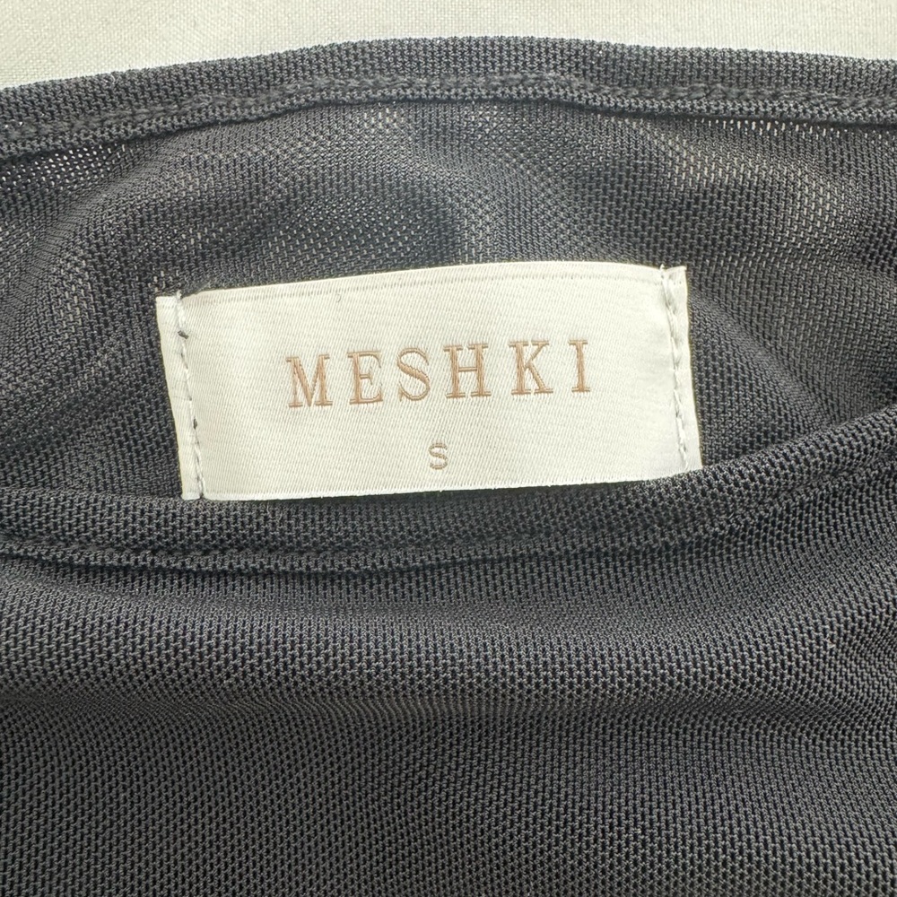 *NEVER WORN Meshki | Boat Neck Mesh Top - Picture 6 of 6